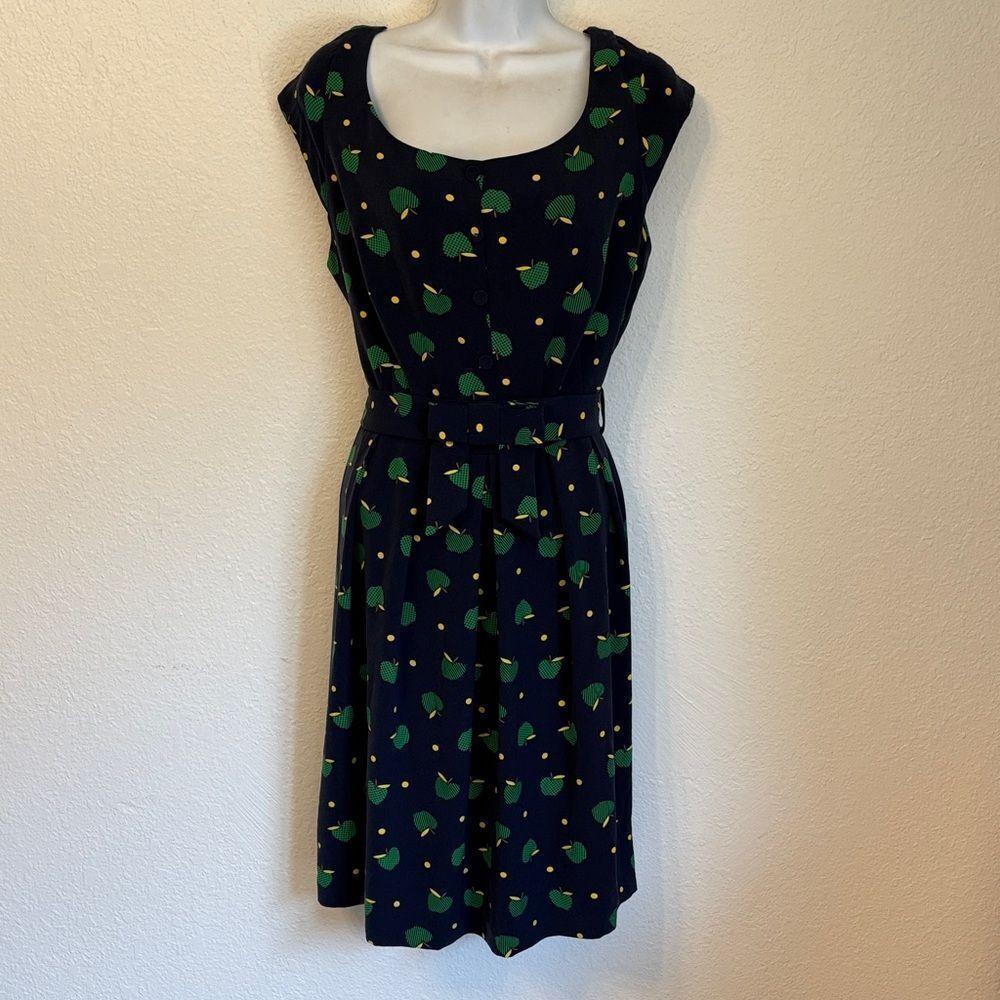 Hi There Karen Walker Apple Print Dress Size 14